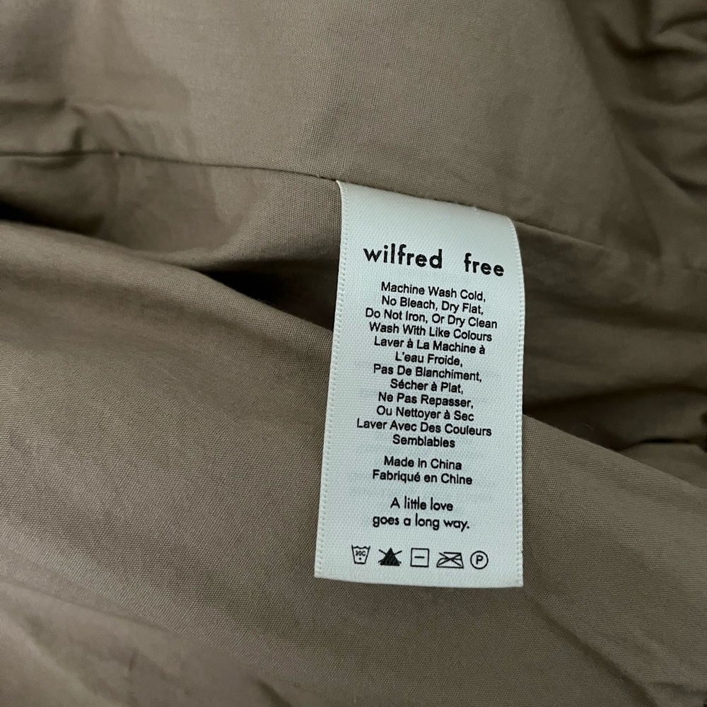 ARITZIA Wilfred Free The Teddy Sherpa Jacket, Size XXSMALL. - Picture 6 of 7